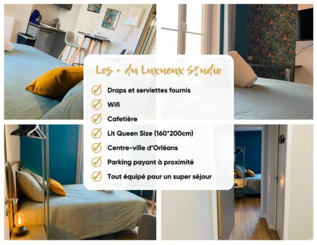 Luxueux Studio Rue Bannier Neuf Appartement Orléans Buitenkant foto